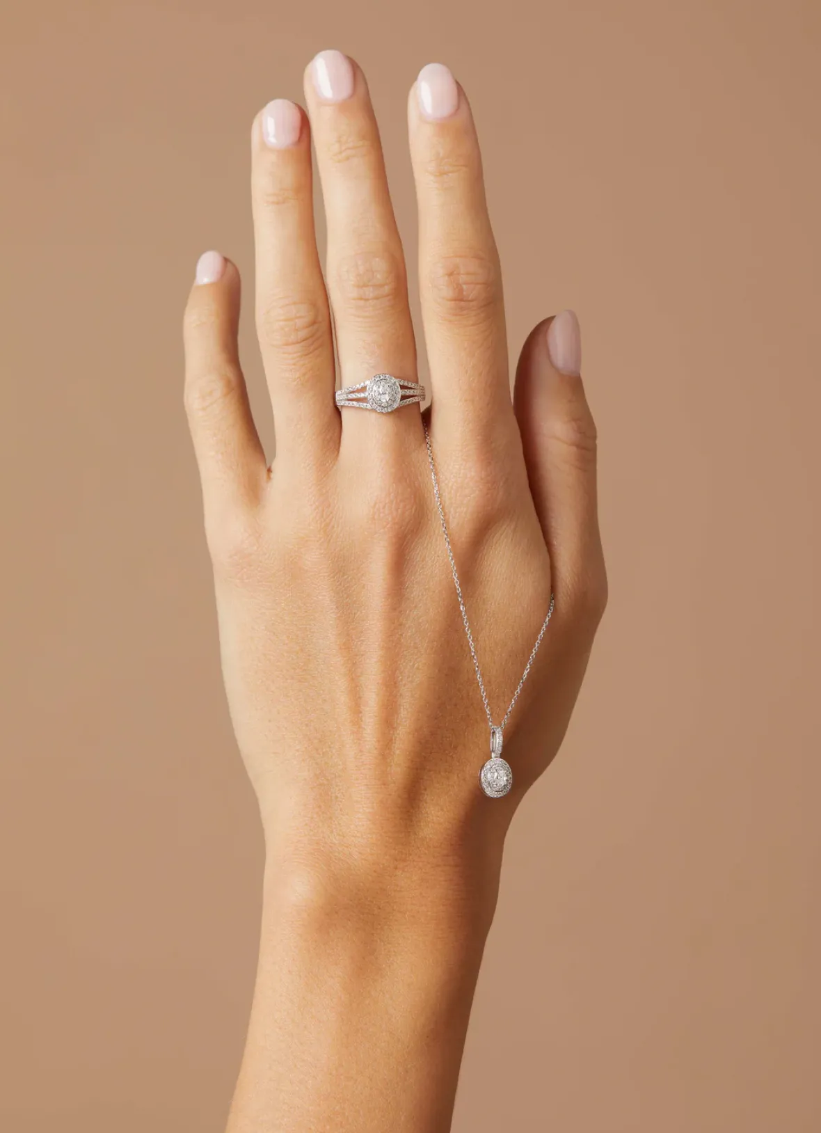 Diamond Point Witgouden Ringen|Diamanten Ringen<Witgouden ring, 0.38 ct diamant, Petite Romance