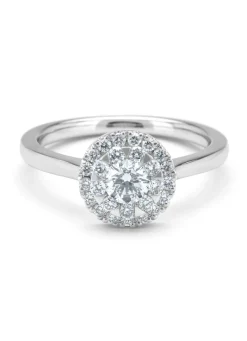 Diamond Point Witgouden Ringen|Diamanten Ringen<Witgouden ring, 0.62 ct diamant, Solitair