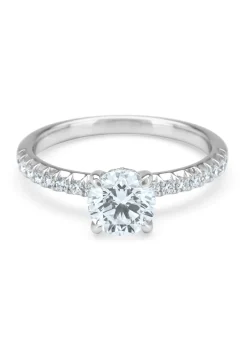 Diamond Point Witgouden Ringen|Diamanten Ringen<Witgouden ring, 1.25 ct diamant, Solitair