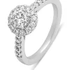 Diamond Point Witgouden Ringen|Diamanten Ringen<Witgouden ring, 0.86 ct diamant, Solitair