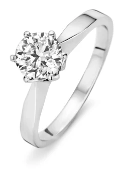 Diamond Point Witgouden Ringen|Verlovingsringen<Witgouden ring, 1.19 ct diamant, Solitair