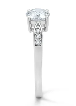Diamond Point Witgouden Ringen|Diamanten Ringen<Witgouden ring, 1.08 ct diamant, Solitair