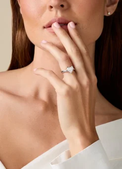 Diamond Point Witgouden Ringen|Diamanten Ringen<Witgouden ring, 2.15 ct diamant, Solitair