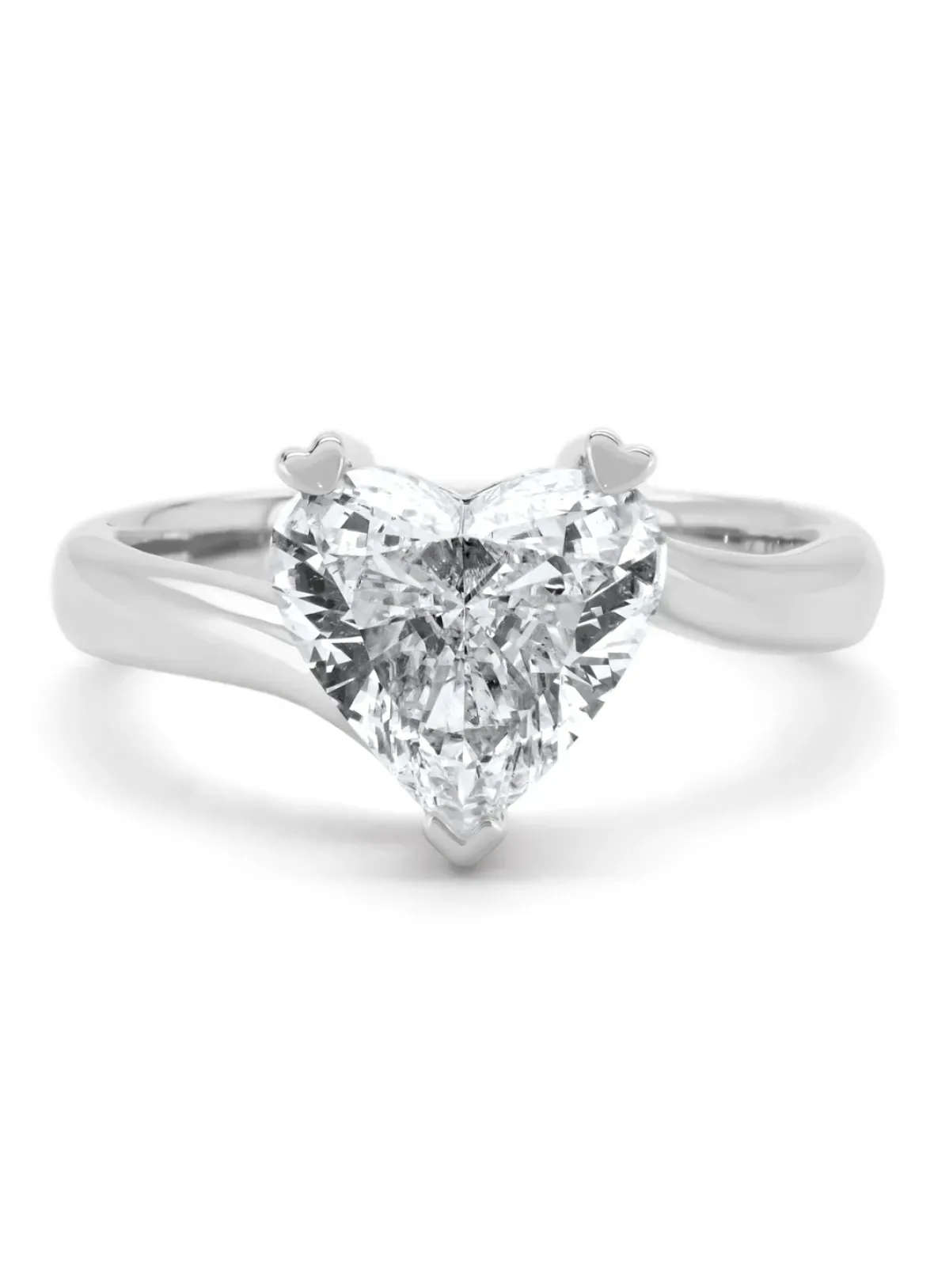 Diamond Point Witgouden Ringen|Diamanten Ringen<Witgouden ring, 2.15 ct diamant, Solitair
