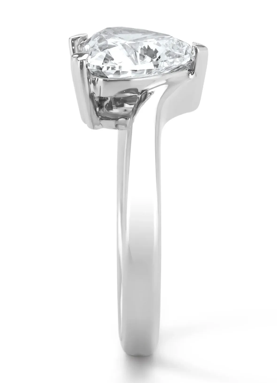 Diamond Point Witgouden Ringen|Diamanten Ringen<Witgouden ring, 2.15 ct diamant, Solitair