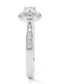 Diamond Point Witgouden Ringen|Diamanten Ringen<Witgouden ring, 0.57 ct diamant, Solitair
