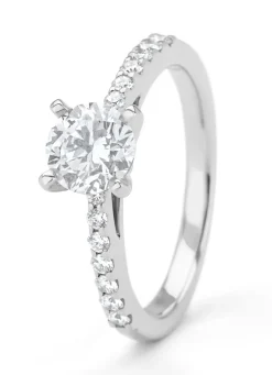 Diamond Point Witgouden Ringen<Witgouden ring, 1.25 ct diamant, Solitair