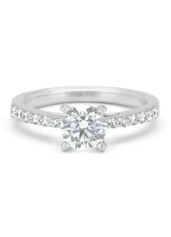 Diamond Point Witgouden Ringen<Witgouden ring, 1.25 ct diamant, Solitair