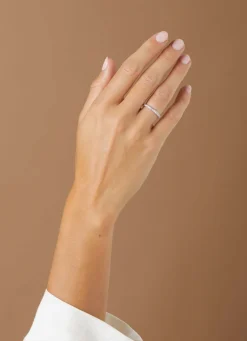 Diamond Point Witgouden Ringen|Aanschuifringen<Witgouden ring, 0.26 ct diamant, Wedding