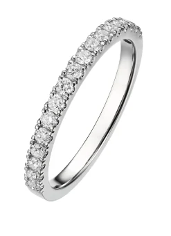 Diamond Point Witgouden Ringen|Aanschuifringen<Witgouden ring, 0.33 ct diamant, Wedding