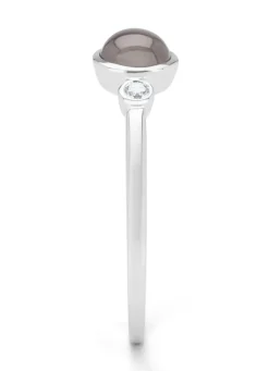 Diamond Point Witgouden Ringen|Ringen Met Kleurstenen<Witgouden ring, 0.58 ct maansteen, Little Drops