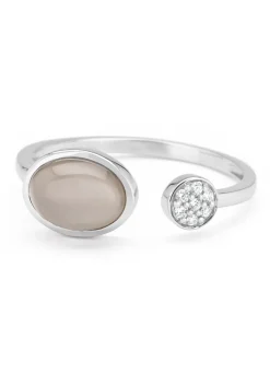 Diamond Point Witgouden Ringen|Ringen Met Kleurstenen<Witgouden ring, 1.24 ct maansteen, Little Drops