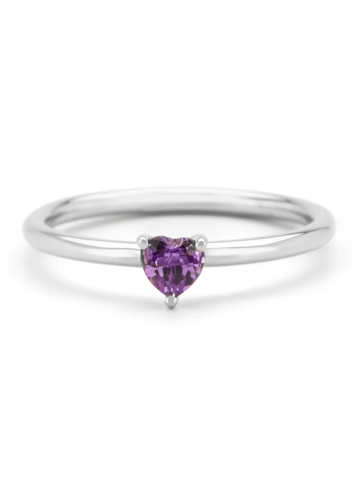 Diamond Point Witgouden Ringen|Ringen Met Kleurstenen<Witgouden ring, 0.21 ct paarse amethist, Joy