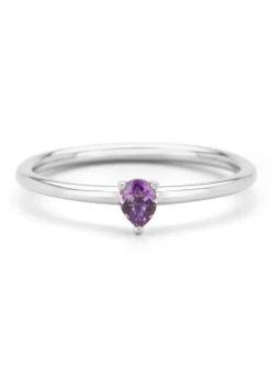 Diamond Point Witgouden Ringen|Ringen Met Kleurstenen<Witgouden ring, 0.13 ct paarse amethist, Joy