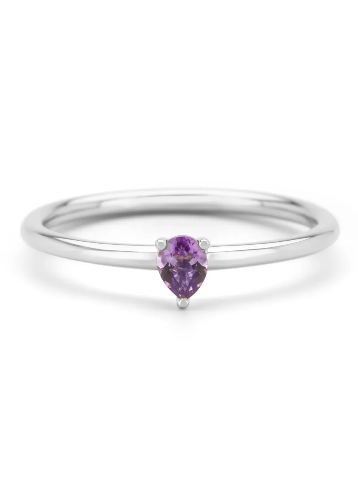 Diamond Point Witgouden Ringen|Ringen Met Kleurstenen<Witgouden ring, 0.13 ct paarse amethist, Joy