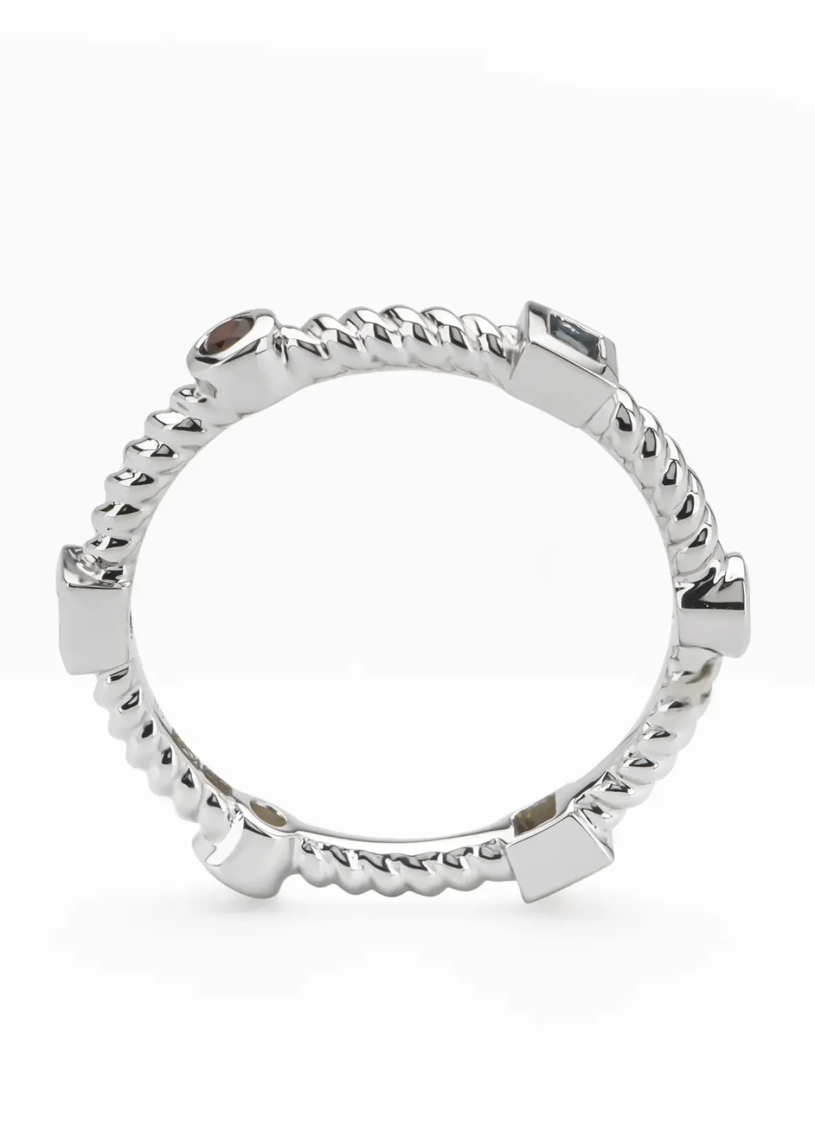Diamond Point Witgouden Ringen|Ringen Met Kleurstenen<Witgouden ring, 0.04 ct peridoot, Ensemble
