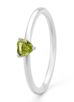 Diamond Point Witgouden Ringen|Ringen Met Kleurstenen<Witgouden ring, 0.26 ct peridoot, Joy