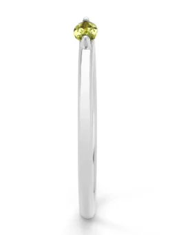 Diamond Point Witgouden Ringen|Ringen Met Kleurstenen<Witgouden ring, 0.17 ct peridoot, Joy