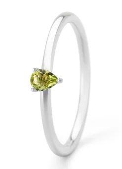 Diamond Point Witgouden Ringen|Ringen Met Kleurstenen<Witgouden ring, 0.17 ct peridoot, Joy
