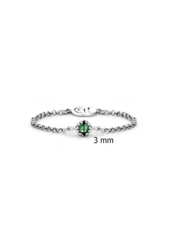Diamond Point Witgouden Ringen|Ringen Met Kleurstenen<Witgouden ring, 0.04 ct smaragd, Joy