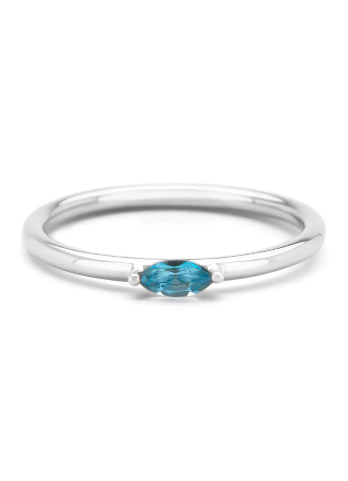 Diamond Point Witgouden Ringen|Ringen Met Kleurstenen<Witgouden ring, 0.16 ct topaas, Joy