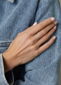 Diamond Point Witgouden Ringen|Ringen Met Kleurstenen<Witgouden ring, 0.18 ct topaas, Joy