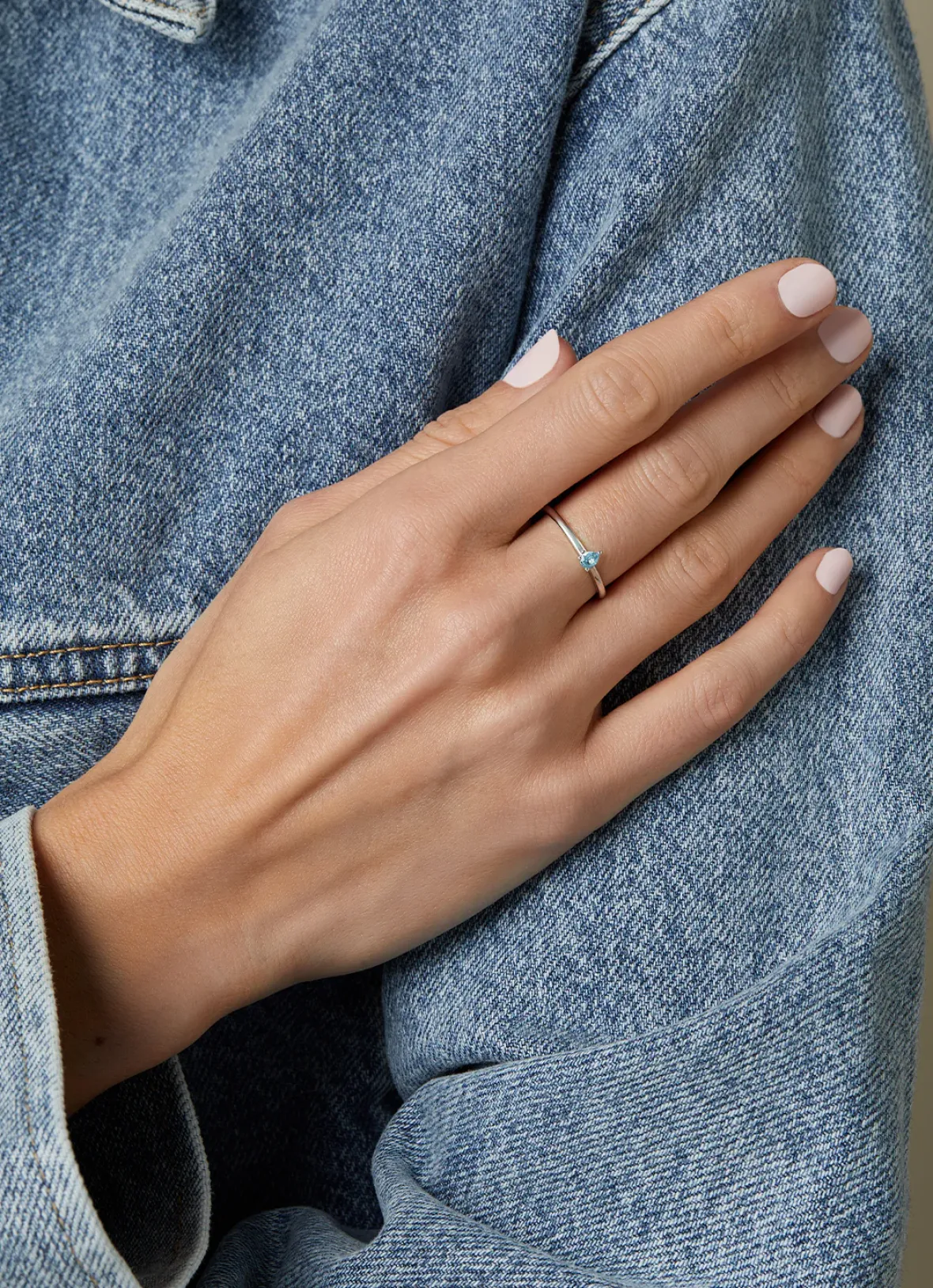 Diamond Point Witgouden Ringen|Ringen Met Kleurstenen<Witgouden ring, 0.18 ct topaas, Joy