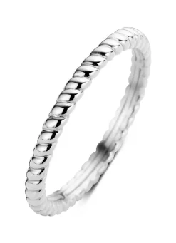Diamond Point Witgouden Ringen|Fijne Ringen<Witgouden ring Ensemble