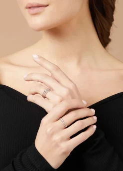 Diamond Point Witgouden Ringen|Fijne Ringen<Witgouden ring Joy