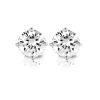 Diamond Point Solitair C|Solitair Classic<Witgouden solitair oorstekers, 0.36 ct diamant, Groeibriljant