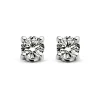 Diamond Point Solitair C|Solitair Classic<Witgouden solitair oorstekers, 0.16 ct diamant, Groeibriljant
