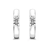 Diamond Point Solitair C|Groeibriljant Oorsieraden<Witgouden solitair oorstekers, 0.64 ct diamant, Groeibriljant
