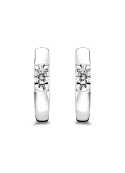 Diamond Point Solitair C|Groeibriljant Oorsieraden<Witgouden solitair oorstekers, 0.26 ct diamant, Groeibriljant